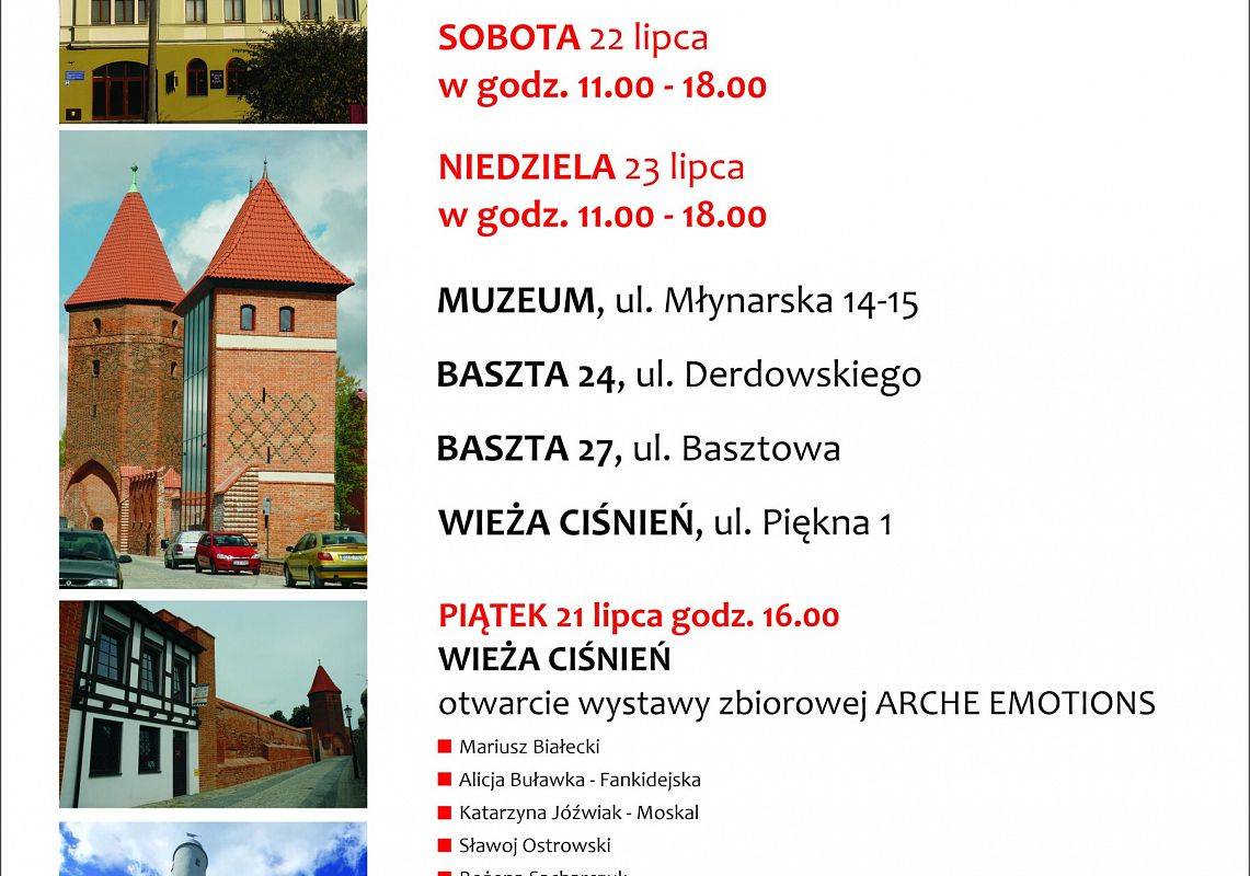 Lęborskie Dni Jakubowe w Muzeum w Lęborku grafika