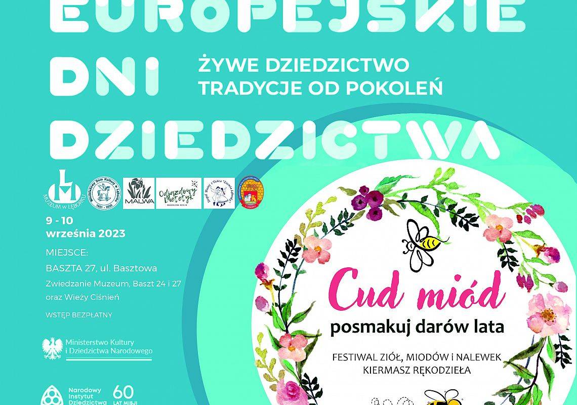 Europejskie Dni Dziedzictwa 9-10.09.2023 r. grafika