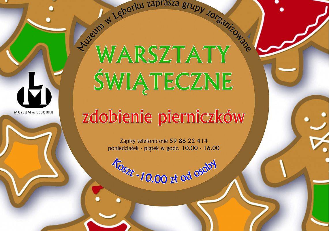 WARSZTATY ŚWIĄTECZNE - zdobienie pierniczków grafika