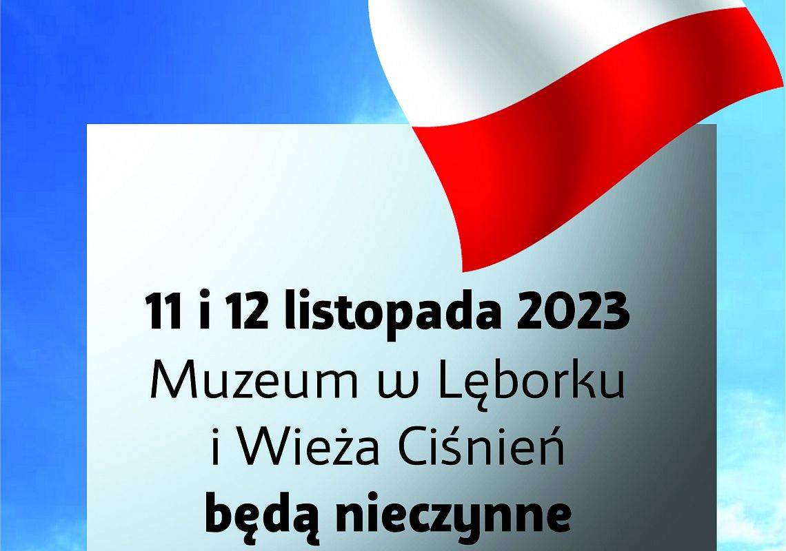11 i 12 listopada 2023 r. Muzeum nieczynne grafika