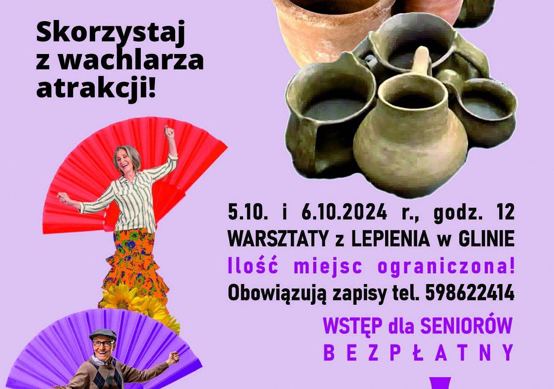 Weekend seniora z kulturą 5, 6.10.2024 r. grafika