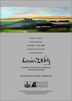 Louis Zelig - szwedzki mistrz koloru i kompozycji, abstrakcji i ekspresji - wernisaż wystawy