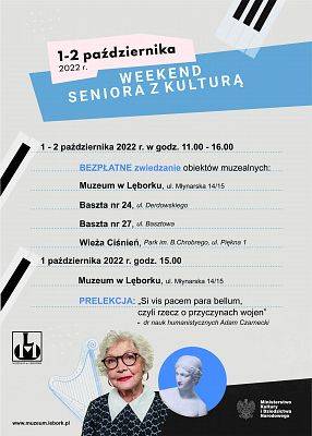 Weekend seniora z kulturą 1-2 października 2022