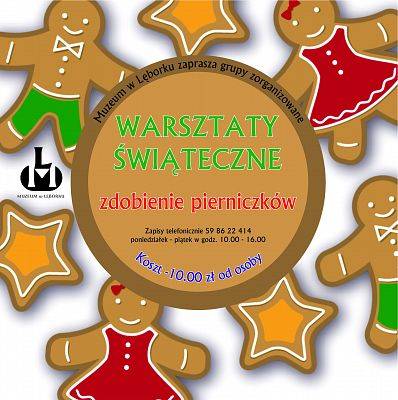 WARSZTATY ŚWIĄTECZNE - zdobienie pierniczków