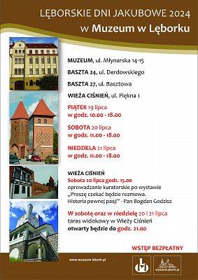 Lęborskie Dni Jakubowe w Muzeum w Lęborku i Wieży Ciśnień