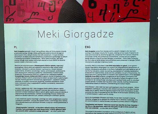 Meki Giorgadze - IMPRESJE ARCHITEKTURĄ LĘBORKA - projekt graficzny grafika