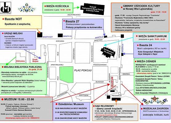 NOC MUZEÓW 16.05.2026 HARMONOGRAM grafika